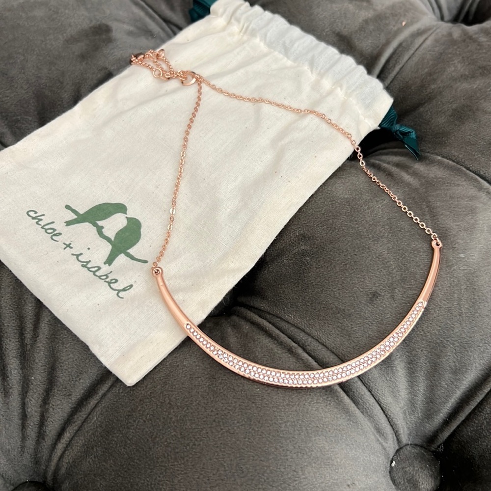 Chloe and Isabel rose gold necklace